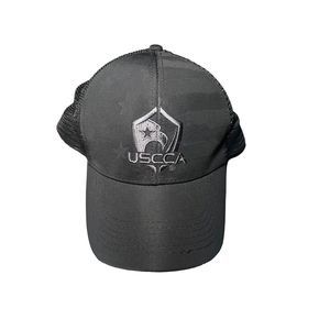 USCCA Hat Cap Snapback Black Stars Adjustable Trucker Mesh Concealed Carry Back